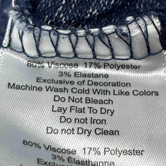 CHATAM Hoodie Top Womens L CAPE COD Nantucket Mass V-Neck Pullover Melange Blue - Picture 11 of 14